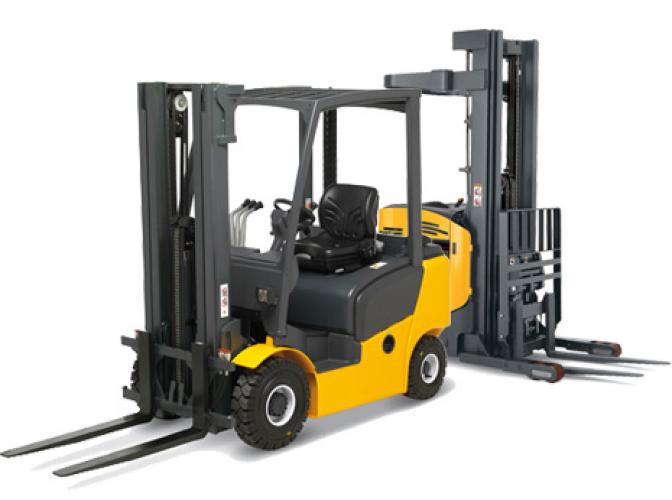 Two Forklifts